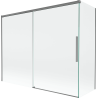 Mexen Rox Badewannen-Faltwand 2-teilig, verschiebbar 190 + 80 x 150 cm, transparent, Gun Metal - 8C9-190-080-95-00