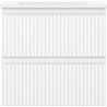 Mexen Rivel 50 cm Badezimmerschrank mit Waschbecken Otis, 2 Schubladen, gerillt, weiß matt - 91A20-05047-2-BFF01-W18M01