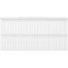 Mexen Rivel Badezimmerschrank 100 cm mit Waschbecken Otis, 2 Schubladen, geriffelt, weiß matt - 91A20-10047-2-BFF01-W18M01