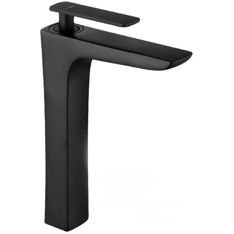Mexen Indus hohe Waschtischarmatur, schwarz - 744610-70