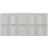 Mexen Rivel Badschrank 100 cm mit Waschbecken Vela, 2 Schubladen, geriffelt, grau matt/weiß matt - 91A20-10047-2-BFF62-W23M01