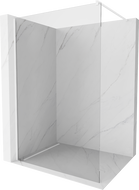 Mexen Kioto Duschwand Walk-in 80 x 200 cm, transparent 8 mm, weiß - 800-080-101-20-00