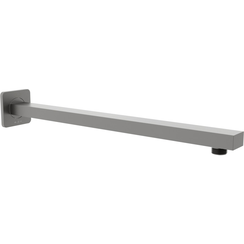 Mexen Cube Wand-Duscharm 40 cm, Gun Gray gebürstet - 79112-66