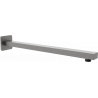 Mexen Cube Wand-Duscharm 40 cm, Gun Gray gebürstet - 79112-66