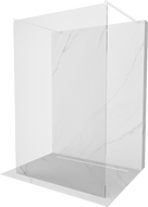 Mexen Kioto freistehende Duschwand 150 x 200 cm, transparent 8 mm, weiß - 800-150-002-20-00
