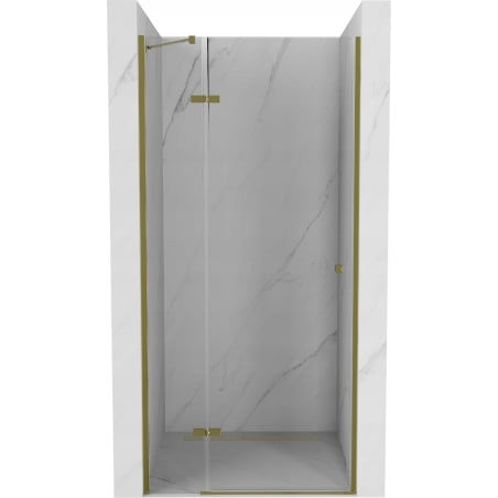 Mexen Roma Duschdrehtür 70 cm, transparent, golden - 854-070-000-50-00