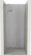 Mexen Roma Duschpendeltür 90 cm, transparent, gold - 854-090-000-50-00