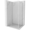 Mexen Roma Duschkabine schwenkbar 105 x 90 cm, transparent, Chrom - 854-105-090-01-00