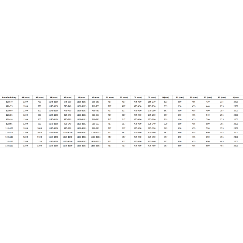 Mexen Mist-H L Duo Duschkabine schwenkbar links 120 x 75 cm, transparent, gebürstetes Kupfer - 8A5L-120L-075P-65-00