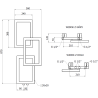 Mexen Grid dekorativer Badheizkörper 870 x 360 mm, 209 W, weiß - W215-0870-360-00-20