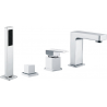 Mexen Cube Badewannenarmatur, Chrom - 72932-00