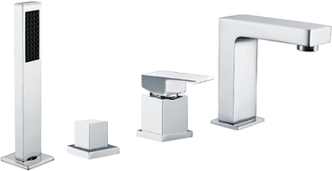 Mexen Cube Badewannenarmatur, Chrom - 72932-00