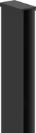 Mexen Wandprofil für Duschwand 8 mm, schwarz - 800-00-70