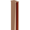 Mexen Wandanschlussleiste für Duschwand 8 mm, Roségold - 800-00-60