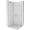Mexen Rio Runde Duschkabine 70 x 70 cm, transparent, Chrom - 863-070-070-01-00