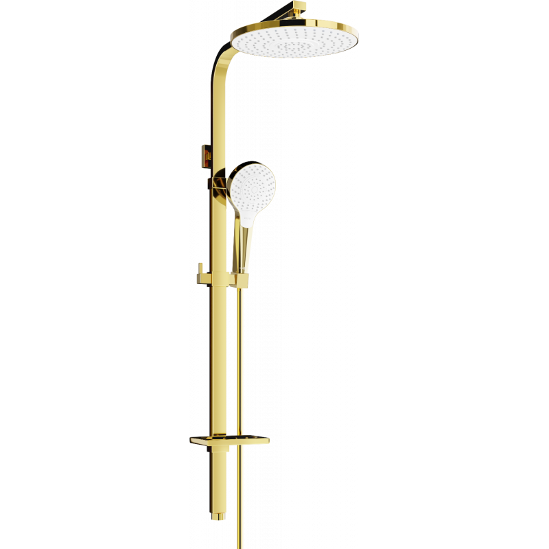 Mexen Q05 Duschsäule, gold/weiß - 798050595-50