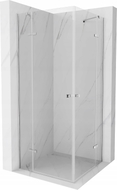 Mexen Roma Duo Duschkabine Schwingtür 90 x 90 cm, transparent, Chrom - 854-090-090-02-00