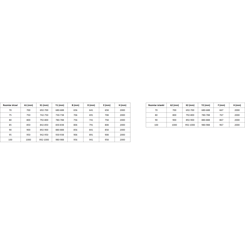Mexen Lunar-B L Duschkabine klappbar rechts 100 x 80 cm, transparent, gebürstetes Kupfer - 832L-100-080-65-00-P