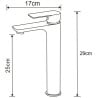 Mexen Alfa DF72 Duschset, Chrom - 745714DF72-00