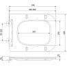 Mexen Madox Softclose Slim Sitz, Duroplast, Schwarz Matt - 39154085