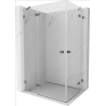 Mexen Lunar Duo Duschkabine Pendeltür links 120 x 110 cm, transparent, Gun Metal - 834-120L-110P-95-00