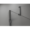 Mexen Lunar Duo Duschkabine Pendeltür links 120 x 110 cm, transparent, Gun Metal - 834-120L-110P-95-00