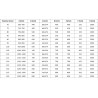 Mexen Lunar L Duschklapptür links 100 cm, transparent, Roségold - 834L-100-000-60-00-L