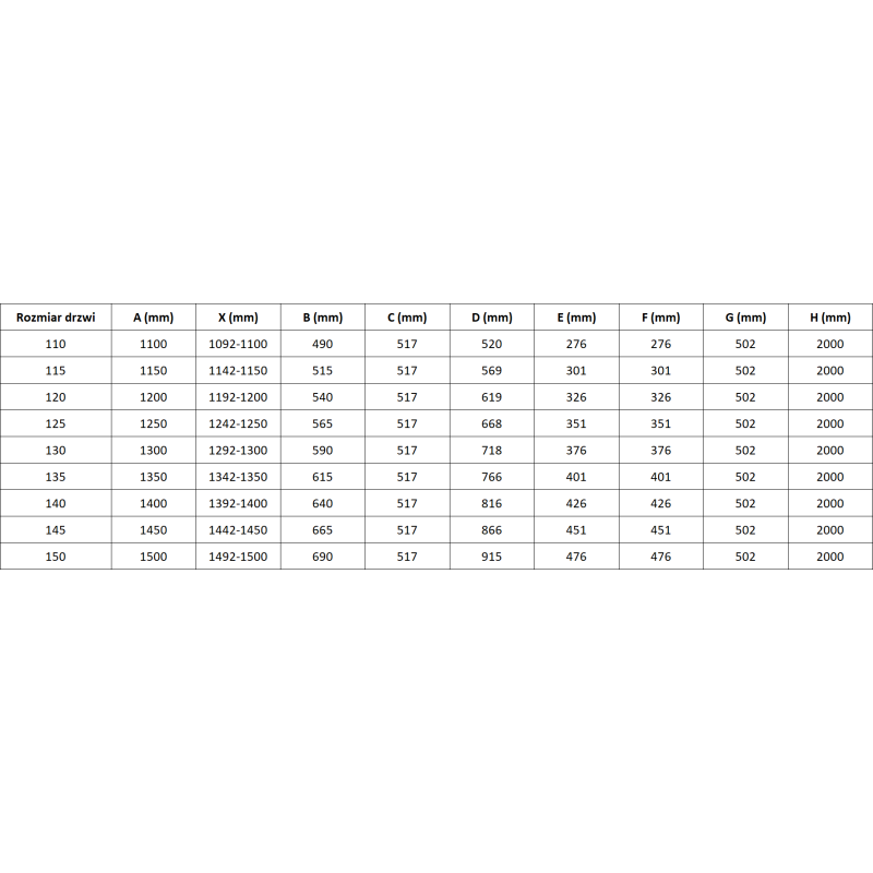 Mexen Lunar-F L Faltbare Duschtür links 135 cm, transparent, chrom - 836SL-135-050-01-00-L