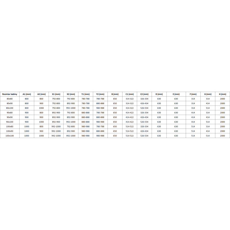 Mexen Lunar L fünfeckige Duschkabine schwenkbar links 100x100 cm transparent, gun gray gebürstet - 831L-100L-100P-66-00-L