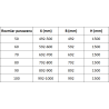Mexen Lunar Duschwand 1-flügelig 80 x 150 cm, transparent, gebürsteter Nickel - 897-080-000-97-00