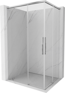 Mexen Rox Duo Duschkabine verschiebbar 120 x 80 cm, transparent, chrom - 8C2D-120-080-01-00