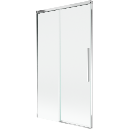 Mexen Rox 2-flügelige verschiebbare Badewannenabtrennung 100 x 150 cm, transparent, Chrom - 8C9-100-001-01-00