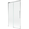 Mexen Rox 2-flügelige verschiebbare Badewannenabtrennung 100 x 150 cm, transparent, Chrom - 8C9-100-001-01-00