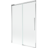 Mexen Rox Duschabtrennung, 2-flügelige verschiebbare, 120 x 150 cm, transparent, chrom - 8C9-120-001-01-00