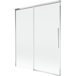 Mexen Rox Duschwand 2-flügelig verschiebbar 140 x 150 cm, transparent, Chrom - 8C9-140-001-01-00