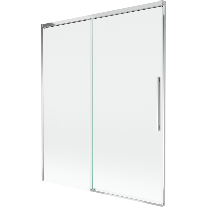 Mexen Rox Duschwand 2-flügelig verschiebbar 140 x 150 cm, transparent, Chrom - 8C9-140-001-01-00