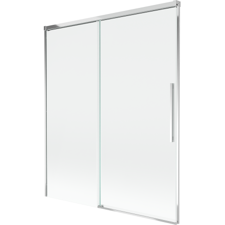 Mexen Rox Duschwand 2-flügelig verschiebbar 140 x 150 cm, transparent, Chrom - 8C9-140-001-01-00