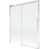 Mexen Rox Duschwand 2-flügelig verschiebbar 140 x 150 cm, transparent, Chrom - 8C9-140-001-01-00