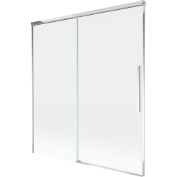 Mexen Rox Duschwand 2-flügelig verschiebbar 150 x 150 cm, transparent, Chrom - 8C9-150-001-01-00
