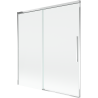 Mexen Rox 2-flügelige, verschiebbare Badewannenabtrennung 150 x 150 cm, transparent, Chrom - 8C9-150-001-01-00