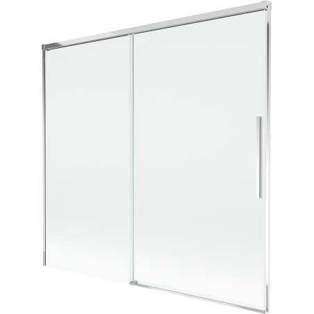 Mexen Rox zweiteilige Duschwand, verschiebbar, 170 x 150 cm, transparent, Chrom - 8C9-170-001-01-00