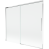 Mexen Rox 2-flügelige verschiebbare Badewannenwand 180 x 150 cm, transparent, chrom - 8C9-180-001-01-00