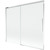 Mexen Rox Duschschirm, 2-flügelig, 180 x 150 cm, transparent, Chrom - 8C9-180-001-01-00