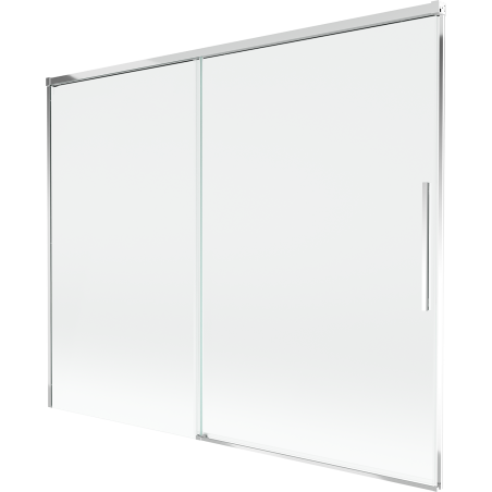 Mexen Rox 2-flügelige, verschiebbare Duschwand 190 x 150 cm, transparent, Chrom - 8C9-190-001-01-00