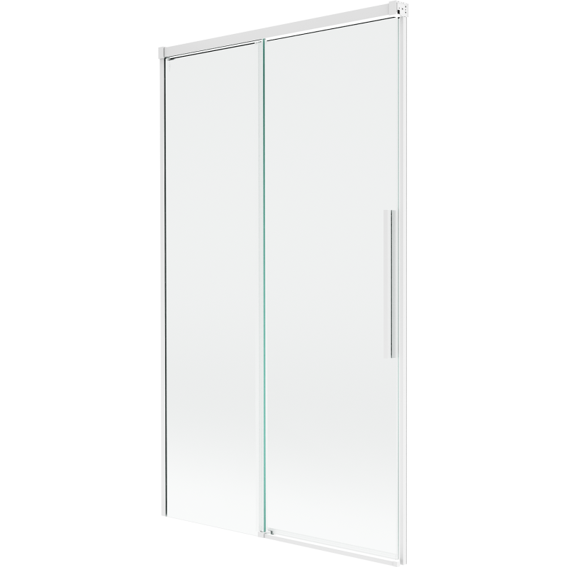 Mexen Rox Duschabtrennung Badewanne 2-flügelig verschiebbar 100 x 150 cm, transparent, weiß - 8C9-100-001-20-00