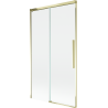 Mexen Rox Duschwand 2-flügelig verschiebbar 100 x 150 cm, transparent, gold - 8C9-100-001-50-00
