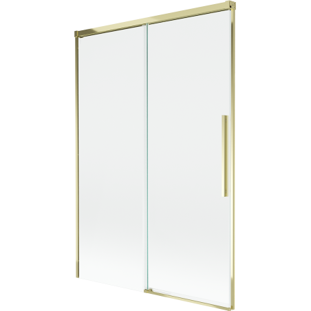 Mexen Rox 2-flügelige, verschiebbare Badewannenfaltwand 120 x 150 cm, transparent, gold - 8C9-120-001-50-00