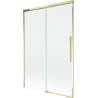 Mexen Rox 2-flügelige, verschiebbare Badewannenfaltwand 120 x 150 cm, transparent, gold - 8C9-120-001-50-00