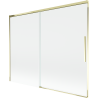 Mexen Rox 2-flügelige Badewannenabtrennung, verschiebbar, 190 x 150 cm, transparent, gold - 8C9-190-001-50-00