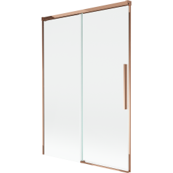 Mexen Rox Duschwand 2-flügelig verschiebbar 120 x 150 cm, transparent, Roségold - 8C9-120-001-60-00